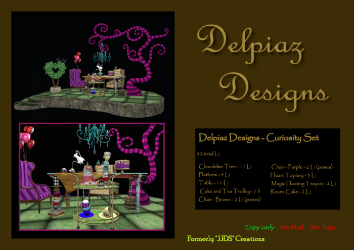 Delpiaz Designs - Curiosity Set - 13 Pc  / 50 Li (Bagged)