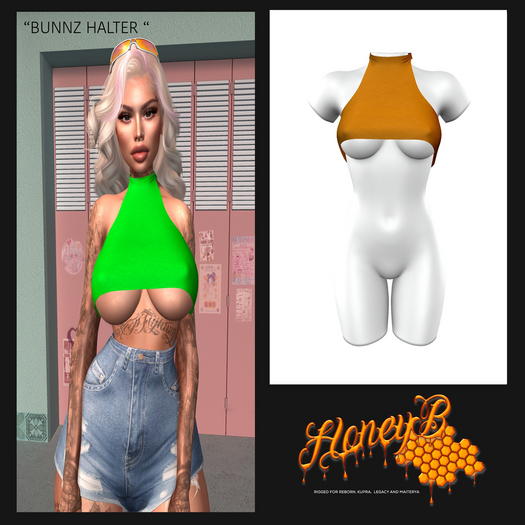 HB UNPACKER BUNZ HALTER ORANGE