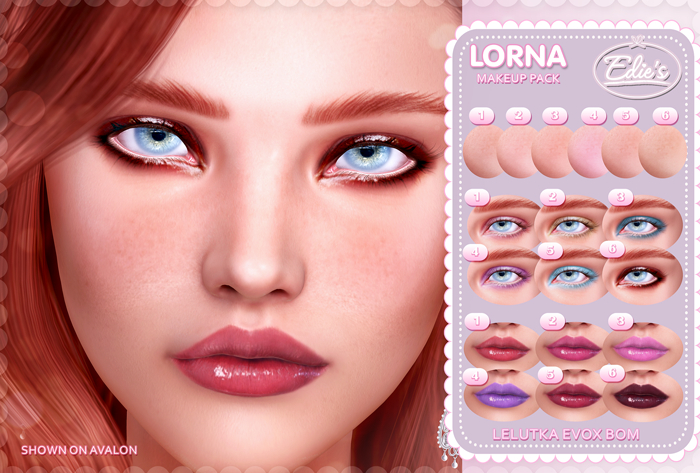 ~Edie's~ Lorna Makeup Pack (BOM EvoX)