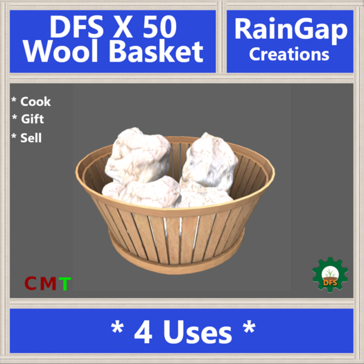 DFS WOOL BASKET X 50