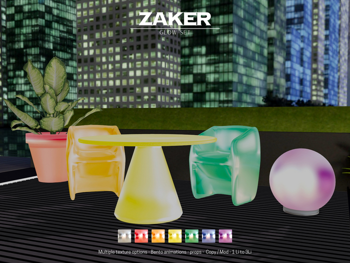 ZAKER : Glow set