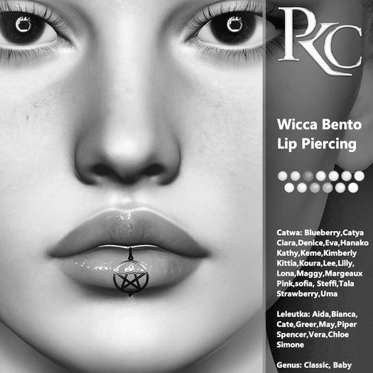 *PKC* Wicca Bento Lip Piercing DEMO