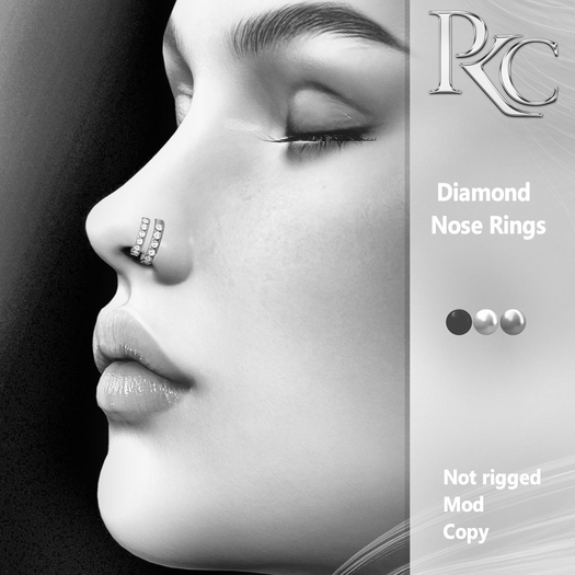 *PKC* Diamond Nose Rings DEMO