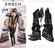 ERSCH - Vamy Sleeves -blackleather-