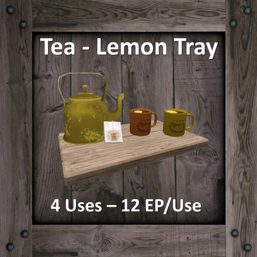 DFS Tea - Lemon Tray (DFS - Texture Only)