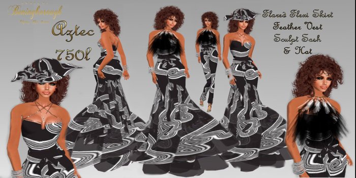 HOUSE OF BENIINGBOROUGH  Aztec Gown