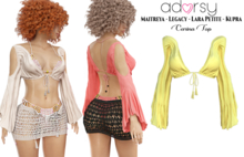 adorsy - Carina Top Yellow - Maitreya/Legacy/Lara Petite/Kupra