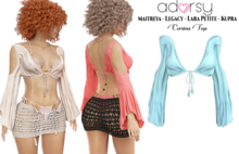 adorsy - Carina Top Light Blue - Maitreya/Legacy/Lara Petite/Kupra