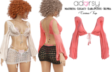 adorsy - Carina Top Coral - Maitreya/Legacy/Lara Petite/Kupra