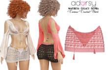 adorsy - Carina Skirt Coral - Maitreya/Legacy/Kupra