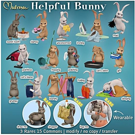 18-Mutresse-Hug me!-Helpful Bunny (wear) RARE