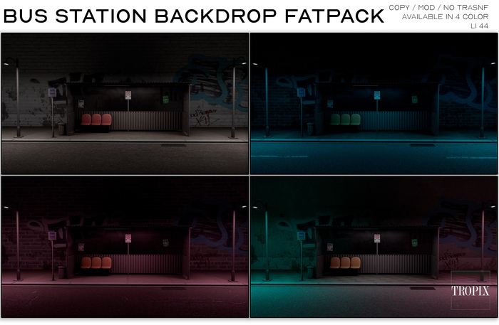 TROPIX // Bus Station BackDrop Fatpack [box]