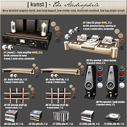 [ kunst ] The Audiophile - Complete Set w/ RARE's