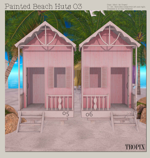 TROPIX // Painted Beach Huts 03 - Box