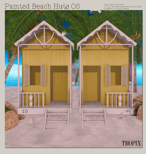 TROPIX // Painted Beach Huts 05