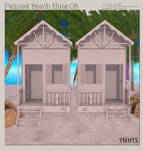 TROPIX // Painted Beach Huts 08