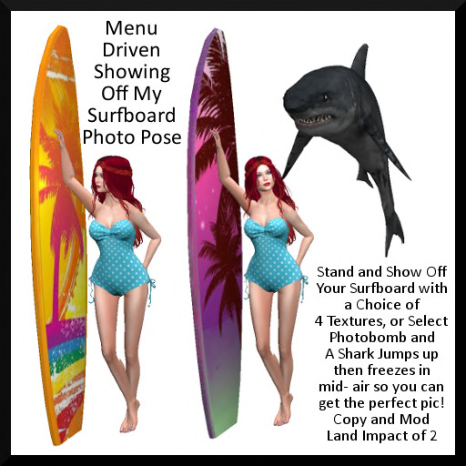 Showing Off My Surfboard Photo Pose