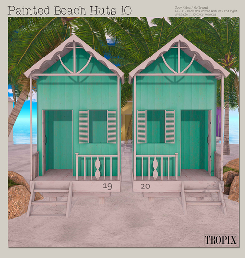 TROPIX // Painted Beach Huts 10