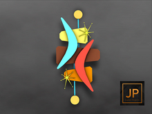 12-Retro Vibe Wall Art - Boxed