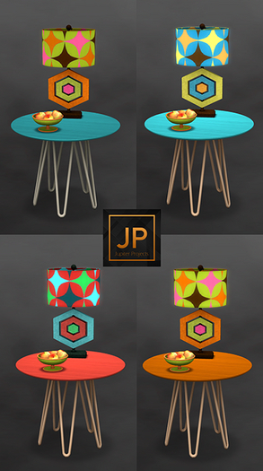 11-Retro Vibe Side Table - Boxed