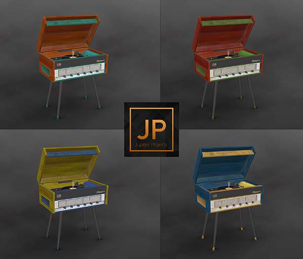 10-Retro Vibe Record Player - Boxed