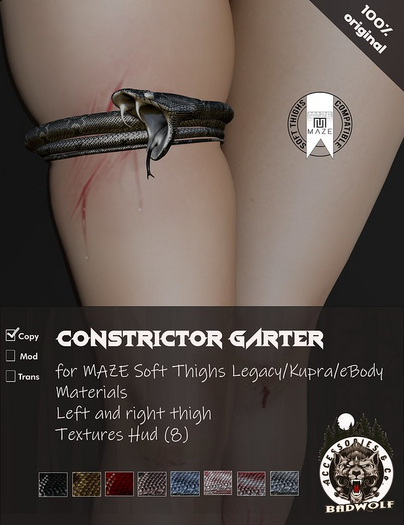 DEMO Badwolf - Constrictor Garter