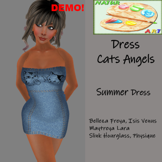  NaturArt Dress Cat Angels DEMO
