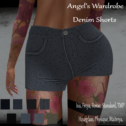 Angel's Wardrobe Denim Shorts