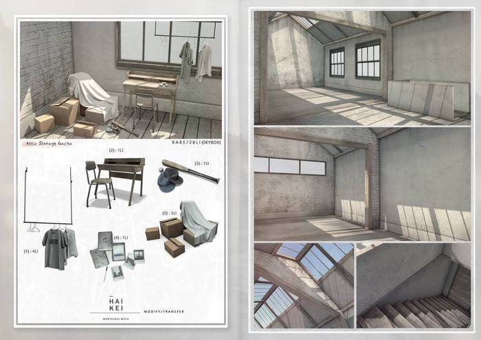 :HAIKEI: Attic Storage Gacha Skybox RARE