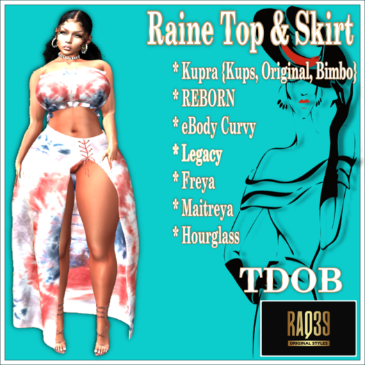 [R39] Raine Top & Skirt-TDOB