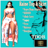 [R39] Raine Top & Skirt-TDOB