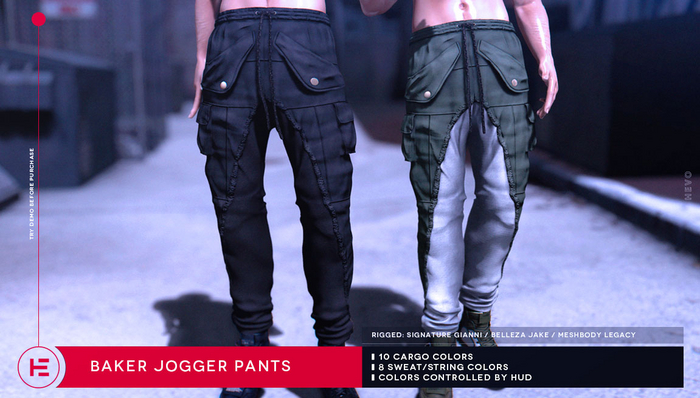 HEVO - Baker Joggers Grey B.