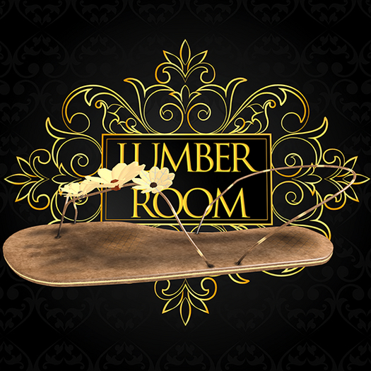 Lumber Room Sandal "Flowers" Gold Edition