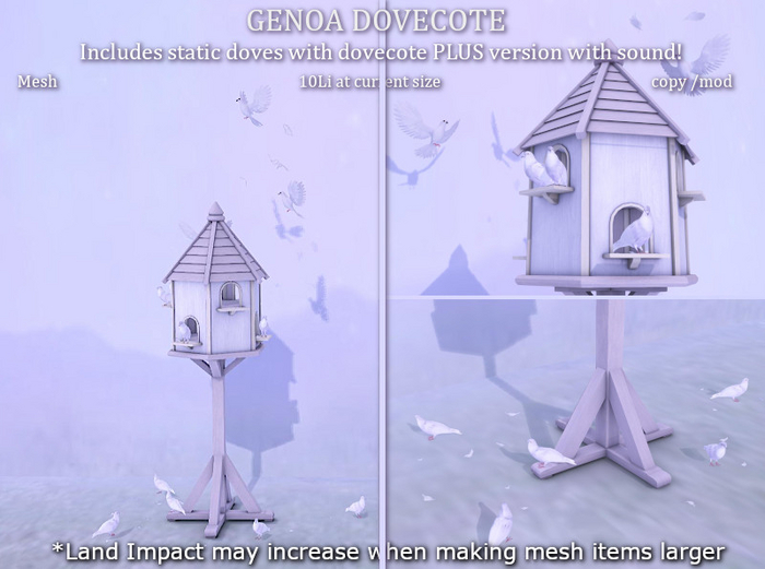 LOVE - GENOA DOVECOTE