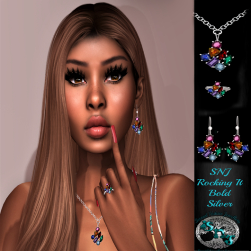 SNJ Rocking It Bold Silver Set ADD & CLICK!