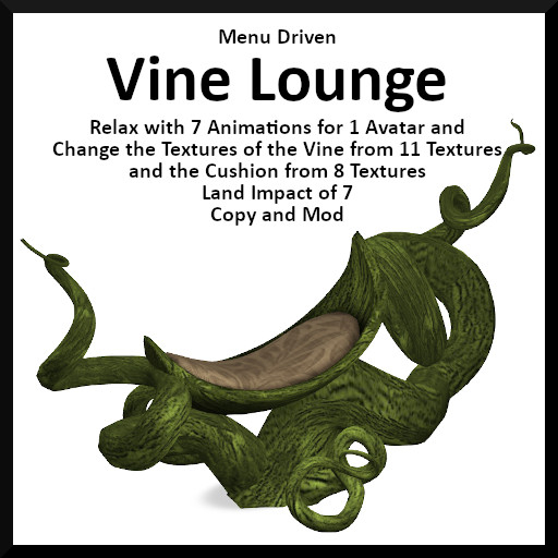 Menu Driven Vine Lounge