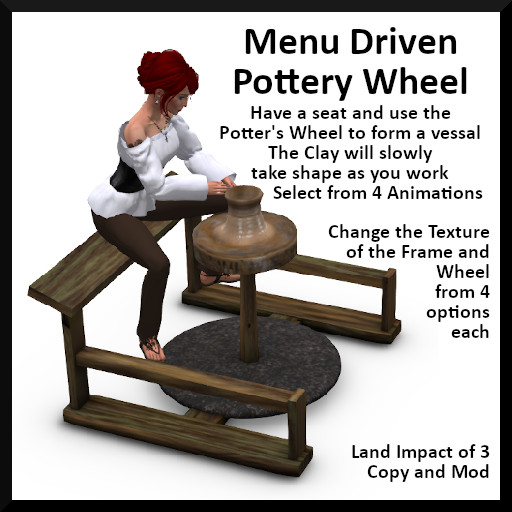 Menu Driven Pottery Wheel