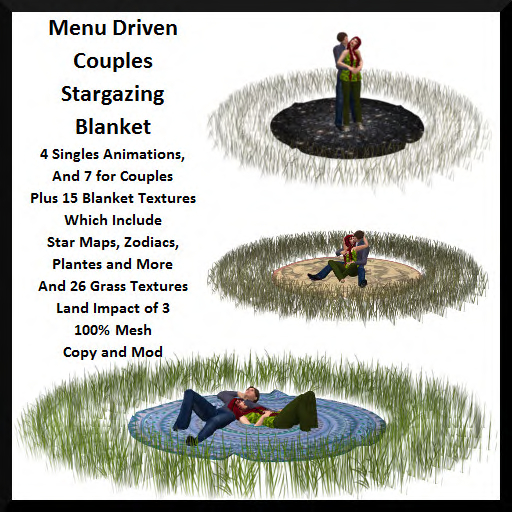 Menu Driven Couples Stargazing Blanket