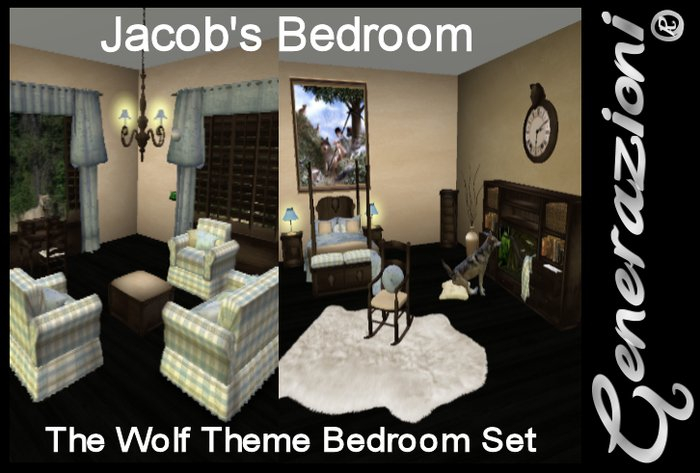 Jacob's Wolf Bedroom Set