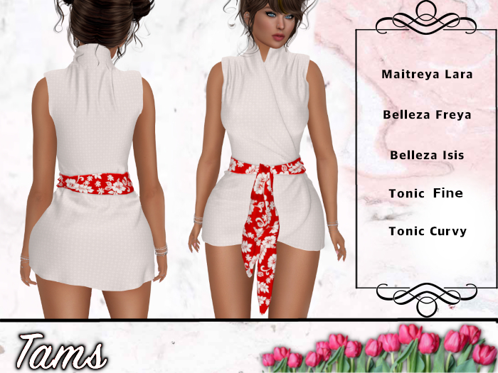 Tams - Belted Dress - Sin