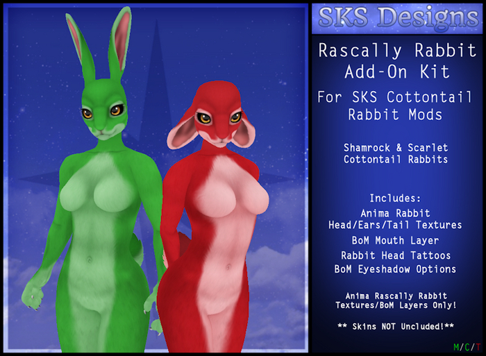 SKS-AnimaRabbit Kit - CottontailColor