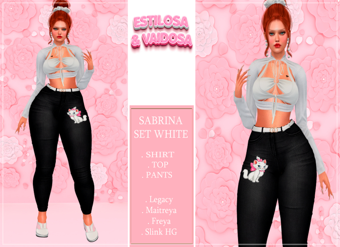 ESTILOSA & VAIDOSA - SABRINA SET WHITE