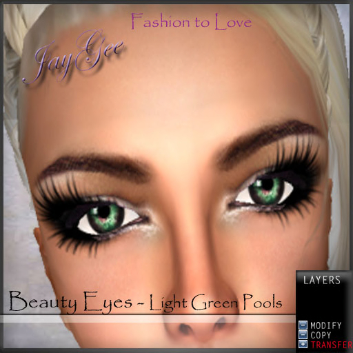 JayGee - beauty eyes - light green pools