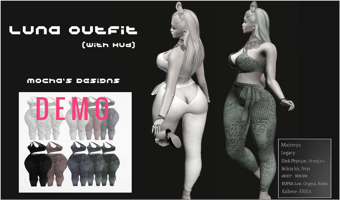 Mocha's Design Luna Outfit & Hud DEMO