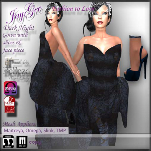 JayGee - Dark Night Gown