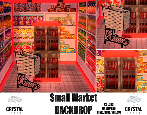 .::Crystal ::. Small Market backdrop // FATPACK