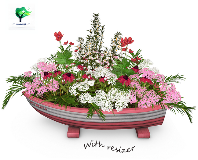~ xantes ~ Mini Boat Planter Tarija (BOX)