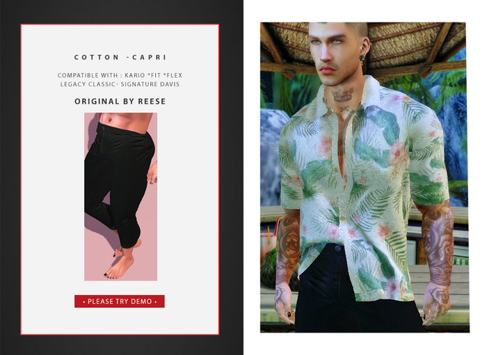 <Agnes>Summer capri Kario*Fit*Flex*Legacy*Sign Dav GREEN