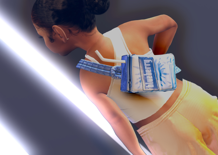 -JUVE- JuiceBox Bag (Blueberry) 