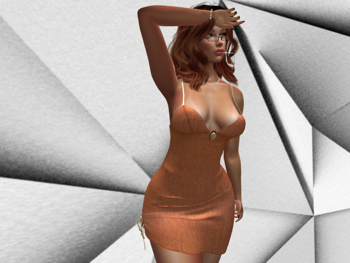 Label Difference - Camay Orange Dress BAG